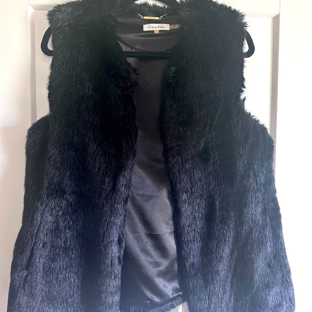 Calvin Klein Faux Fur Vest